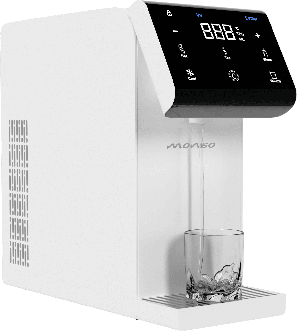 MonsoWater dispensing water